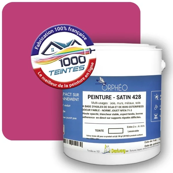 Peinture Anticorrosion Natura Orphéo® Telemagenta (RAL Classic 4010) Intérieur/Extérieur SATIN