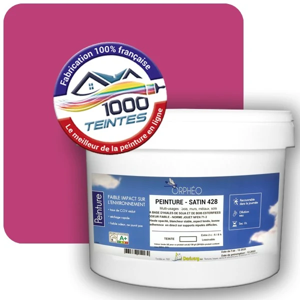 Peinture Anticorrosion Natura Orphéo® Telemagenta (RAL Classic 4010) Intérieur/Extérieur SATIN