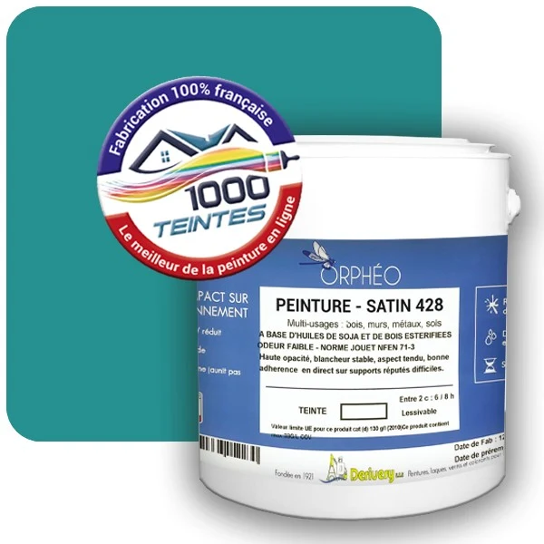 Peinture Anticorrosion Natura Orphéo® Les Bleus (Mille Teintes E13-29) Intérieur/Extérieur SATIN