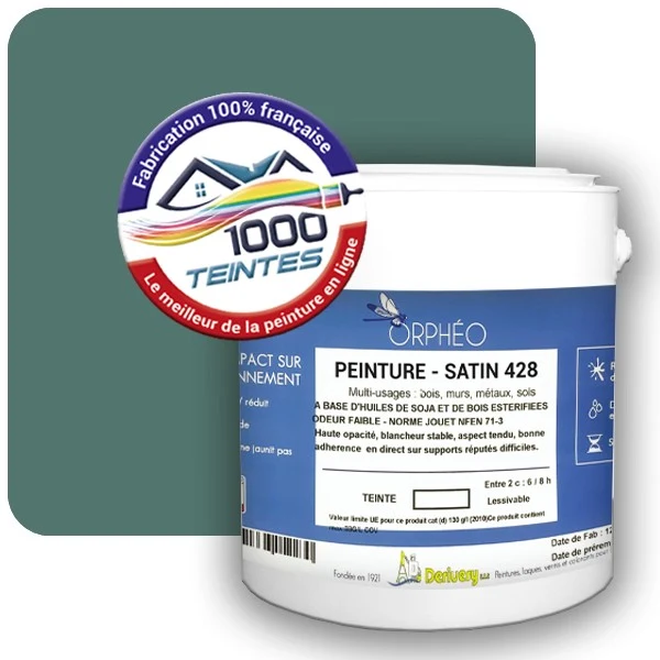 Peinture Anticorrosion Natura Orphéo® Les Bleus (Mille Teintes E13-20) Intérieur/Extérieur SATIN