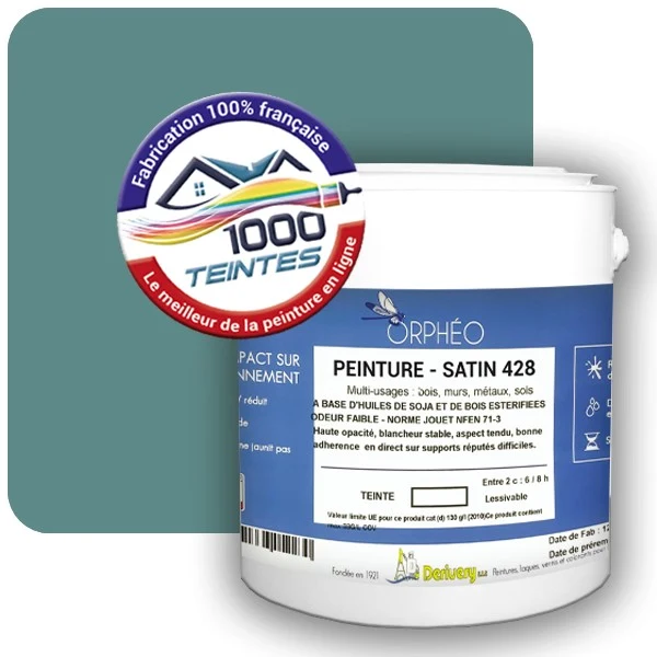 Peinture Anticorrosion Natura Orphéo® Les Bleus (Mille Teintes E13-19) Intérieur/Extérieur SATIN