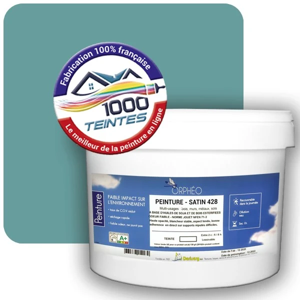 Peinture Anticorrosion Natura Orphéo® Les Bleus (Mille Teintes E13-14) Intérieur/Extérieur SATIN