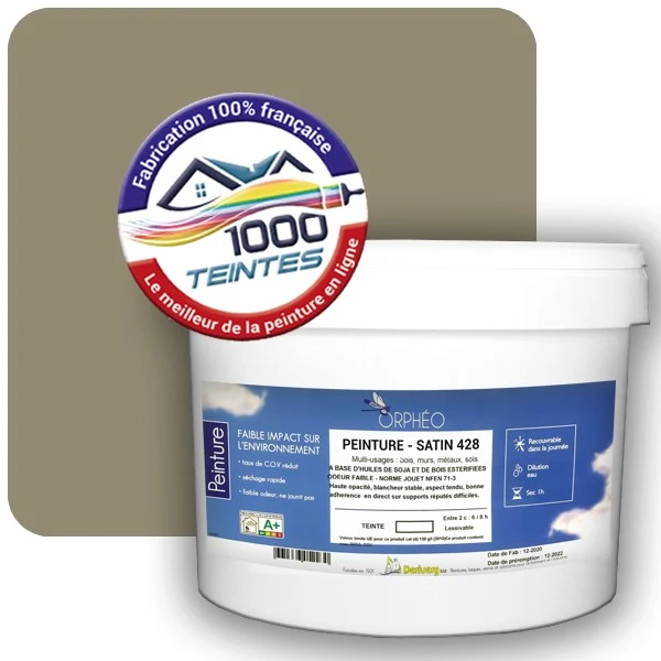 Peinture Anticorrosion Natura Orphéo® Les Jaunes (Mille Teintes E8-58) Intérieur/Extérieur SATIN