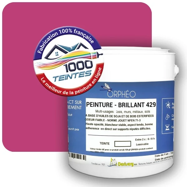 Peinture Anticorrosion Natura Orphéo® Telemagenta (RAL Classic 4010) Intérieur/Extérieur BRILLANT