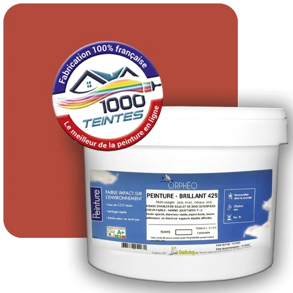 Peinture Anticorrosion Natura Orphéo® Les Roses (Mille Teintes E2-50) Intérieur/Extérieur BRILLANT