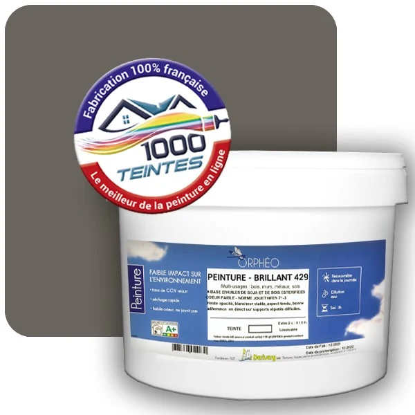 Peinture Anticorrosion Natura Orphéo® Les Bruns pleins (Mille Teintes E25-41) Intérieur/Extérieur BRILLANT