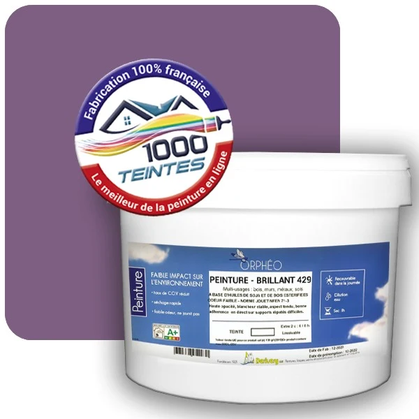 Peinture Anticorrosion Natura Orphéo® Les Violets (Mille Teintes E15-45) Intérieur/Extérieur BRILLANT