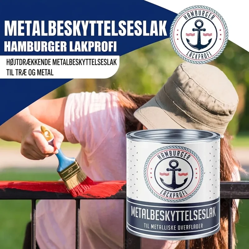 Metallschutzlack Orangebraun RAL 8023 - abriebbeständig & schlagfest - Hamburger Lack-Profi