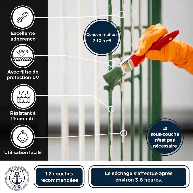 3 in 1 Lichtgrau RAL 7035 - Rostschutz - Hamburger Lack-Profi