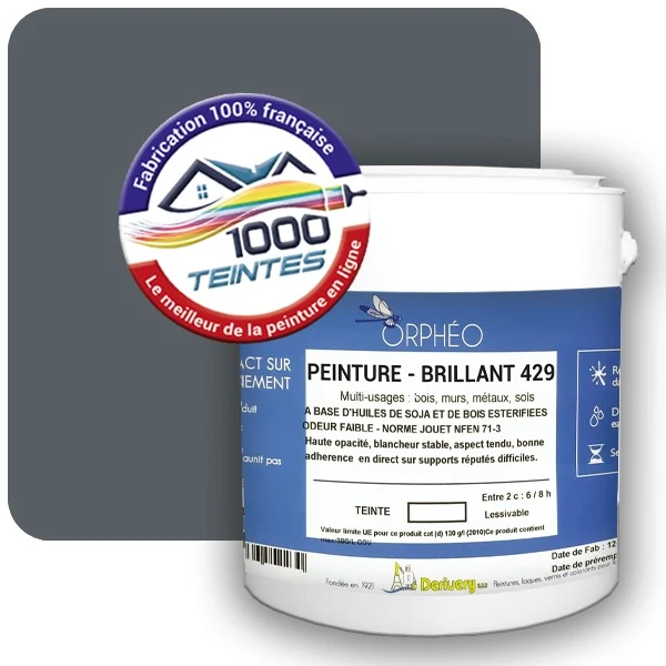 Peinture Anticorrosion Natura Orphéo® Les Bleus (Mille Teintes E14-20) Intérieur/Extérieur BRILLANT