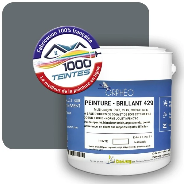 Peinture Anticorrosion Natura Orphéo® Les Bleus (Mille Teintes E14-19) Intérieur/Extérieur BRILLANT