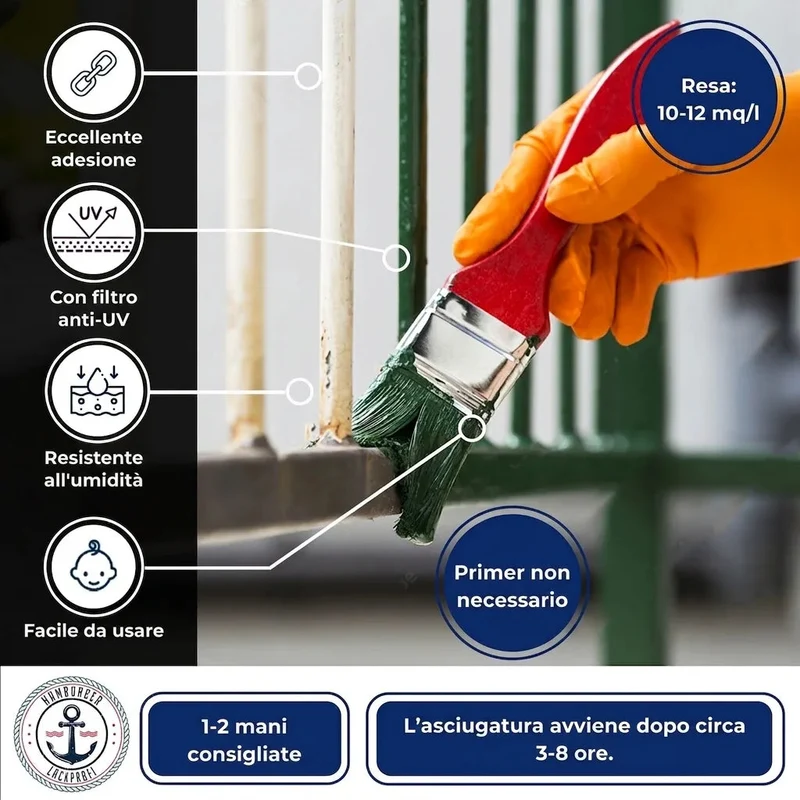 Metallschutzlack Orientrot RAL 3031 - abriebbeständig & schlagfest - Hamburger Lack-Profi