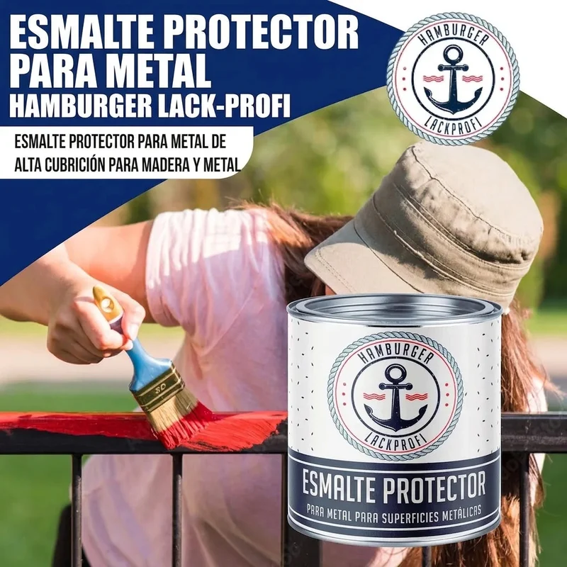 Metallschutzlack Ockergelb RAL 1024 - abriebbeständig & schlagfest - Hamburger Lack-Profi