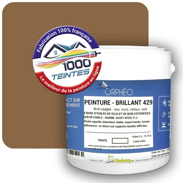 Peinture Anticorrosion Natura Orphéo® Les Bruns (Mille Teintes E5-55) Intérieur/Extérieur BRILLANT