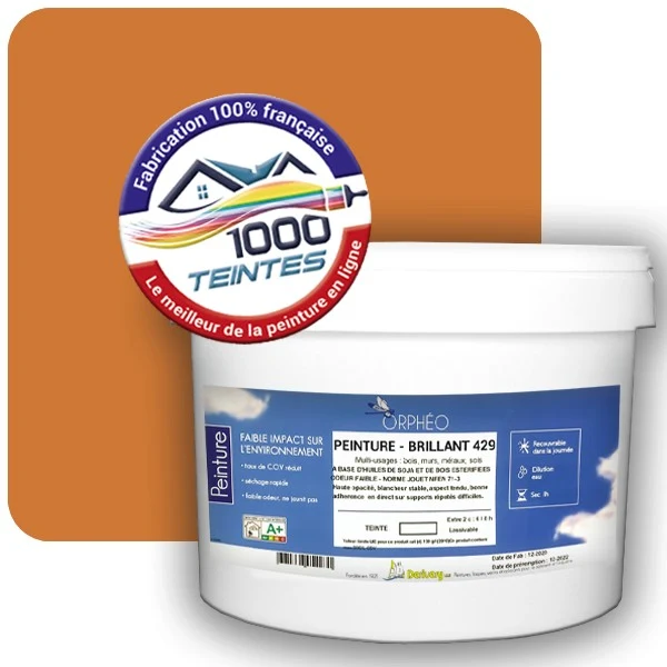 Peinture Anticorrosion Natura Orphéo® Les Oranges (Mille Teintes E4-45) Intérieur/Extérieur BRILLANT