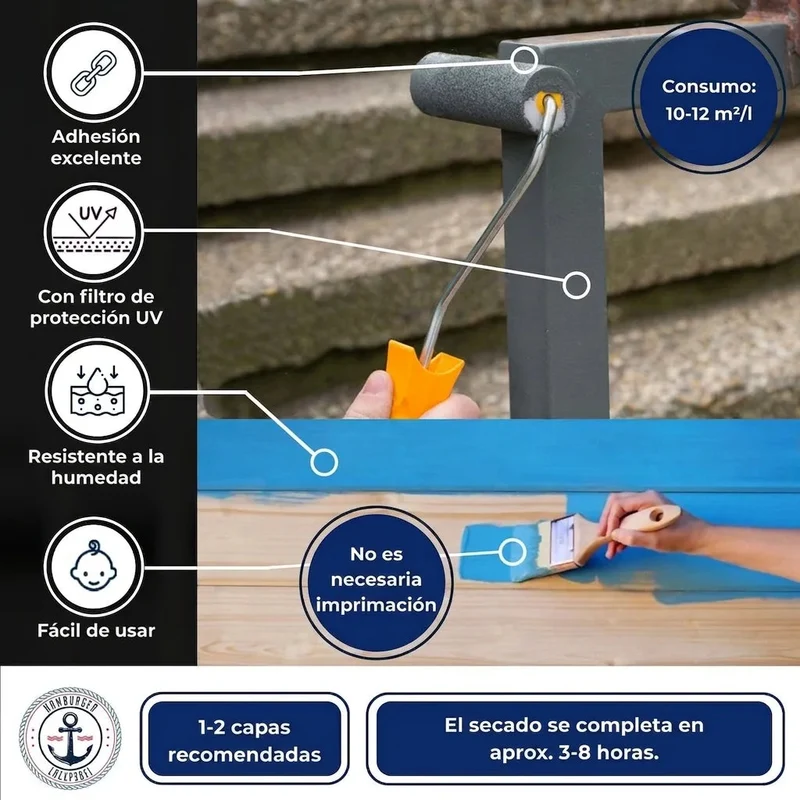 Buntlack Verkehrsschwarz RAL 9017 - Robuster Kunstharzlack - Hamburger Lack-Profi
