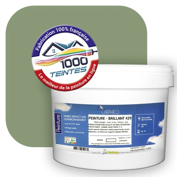 Peinture Anticorrosion Natura Orphéo® Vert Pâle (RAL Classic 6021) Intérieur/Extérieur BRILLANT