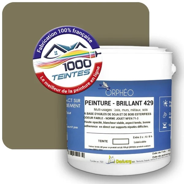 Peinture Anticorrosion Natura Orphéo® Vert Jonc (RAL Classic 6013) Intérieur/Extérieur BRILLANT