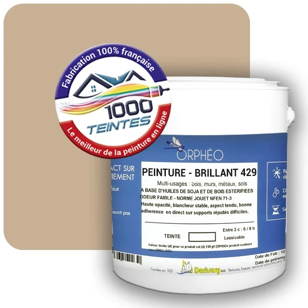 Peinture Anticorrosion Natura Orphéo® Les Bruns (Mille Teintes E5-57) Intérieur/Extérieur BRILLANT