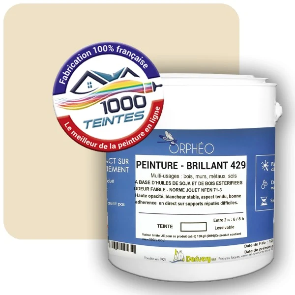 Peinture Anticorrosion Natura Orphéo® Les Bruns (Mille Teintes E5-51) Intérieur/Extérieur BRILLANT