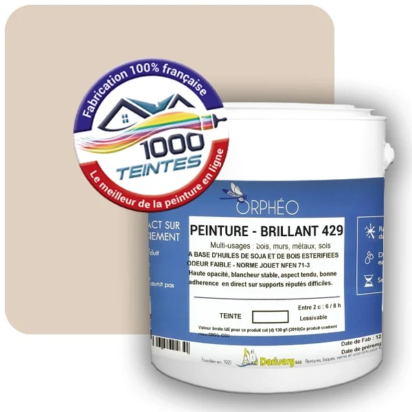 Peinture Anticorrosion Natura Orphéo® Les Bruns (Mille Teintes E5-37) Intérieur/Extérieur BRILLANT