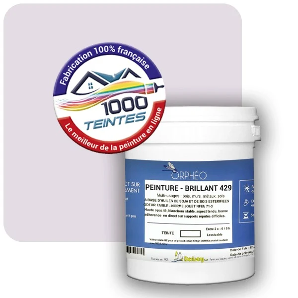 Peinture Anticorrosion Natura Orphéo® Les Violets (Mille Teintes E15-51) Intérieur/Extérieur BRILLANT
