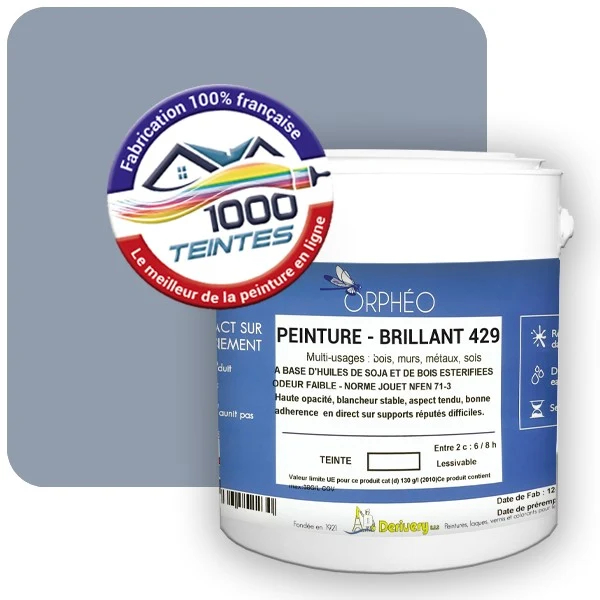 Peinture Anticorrosion Natura Orphéo® Les Bleus (Mille Teintes E14-58) Intérieur/Extérieur BRILLANT