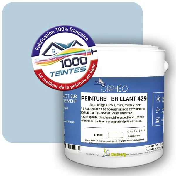 Peinture Anticorrosion Natura Orphéo® Les Bleus (Mille Teintes E14-52) Intérieur/Extérieur BRILLANT