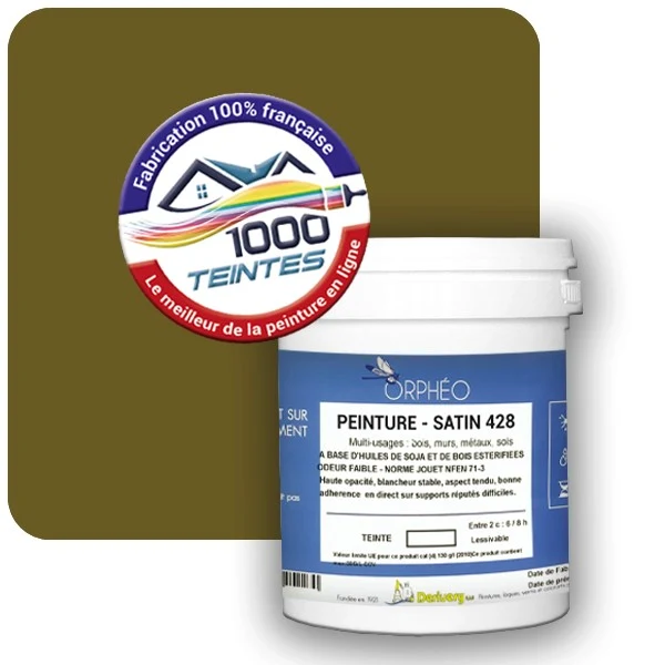 Peinture Anticorrosion Natura Orphéo® Les Jaunes (Mille Teintes E8-55) Intérieur/Extérieur SATIN