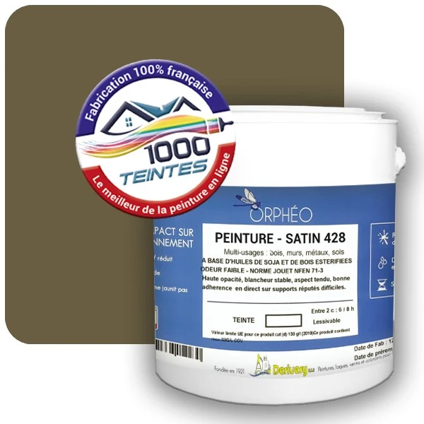 Peinture Anticorrosion Natura Orphéo® Les Jaunes (Mille Teintes E8-40) Intérieur/Extérieur SATIN