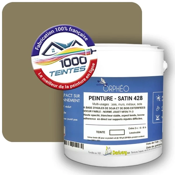 Peinture Anticorrosion Natura Orphéo® Les Jaunes (Mille Teintes E8-39) Intérieur/Extérieur SATIN
