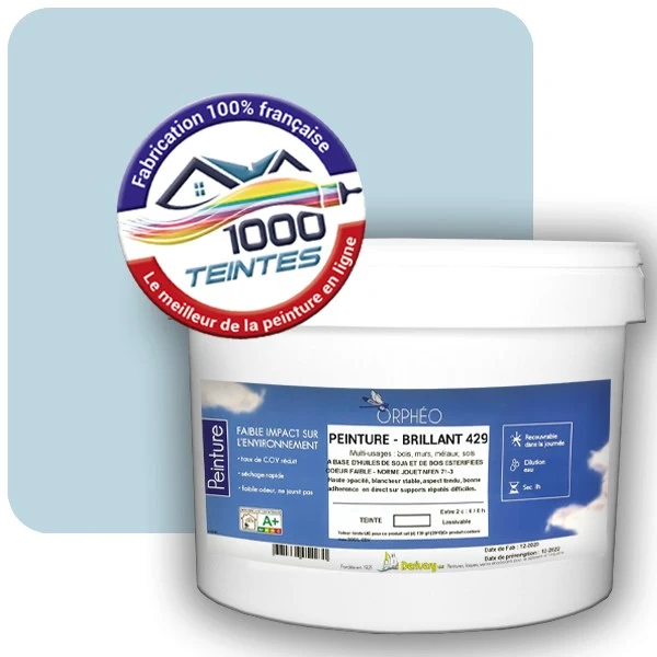 Peinture Anticorrosion Natura Orphéo® Les Bleus (Mille Teintes E14-26) Intérieur/Extérieur BRILLANT