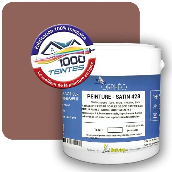Peinture Anticorrosion Natura Orphéo® Les Roses (Mille Teintes E2-35) Intérieur/Extérieur SATIN