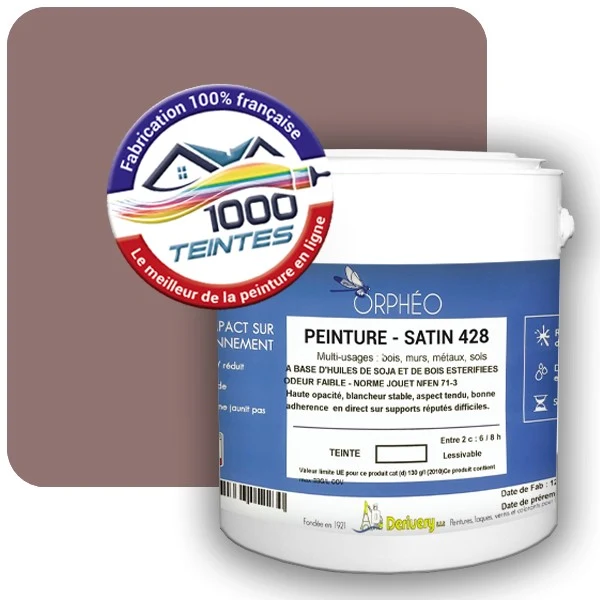 Peinture Anticorrosion Natura Orphéo® Les Roses (Mille Teintes E1-59) Intérieur/Extérieur SATIN