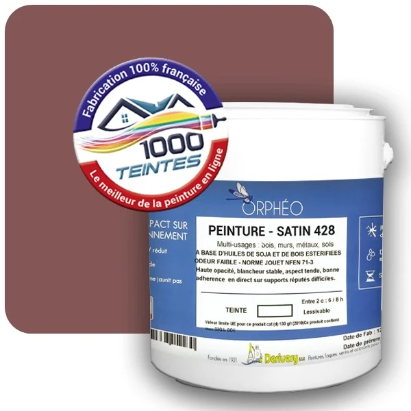 Peinture Anticorrosion Natura Orphéo® Les Roses (Mille Teintes E1-55) Intérieur/Extérieur SATIN