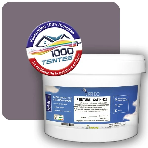Peinture Anticorrosion Natura Orphéo® Les Roses (Mille Teintes E1-39) Intérieur/Extérieur SATIN