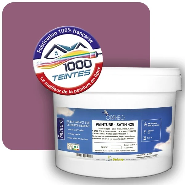 Peinture Anticorrosion Natura Orphéo® Les Roses (Mille Teintes E1-5) Intérieur/Extérieur SATIN