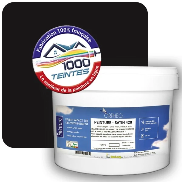 Peinture Anticorrosion Natura Orphéo® Brun Noir (RAL Classic 8022) Intérieur/Extérieur SATIN