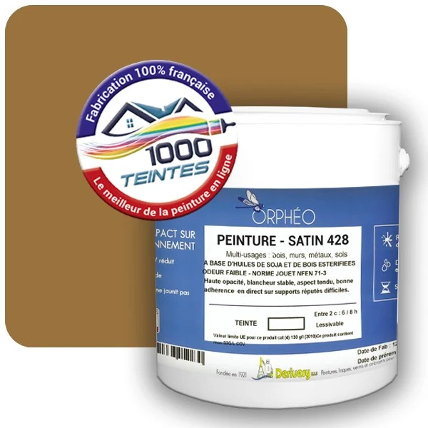 Peinture Anticorrosion Natura Orphéo® Les Jaunes (Mille Teintes E6-35) Intérieur/Extérieur SATIN