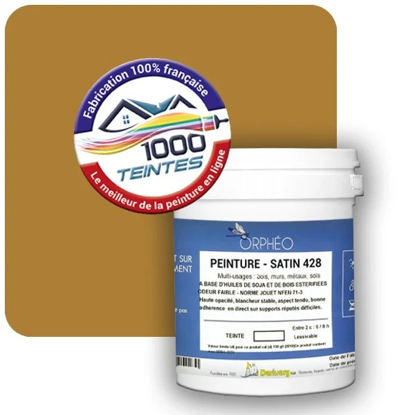 Peinture Anticorrosion Natura Orphéo® Les Jaunes (Mille Teintes E6-34) Intérieur/Extérieur SATIN
