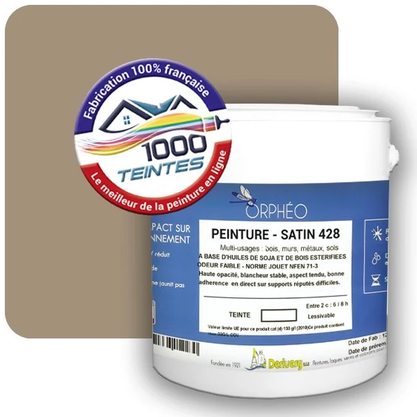 Peinture Anticorrosion Natura Orphéo® Les Jaunes (Mille Teintes E6-18) Intérieur/Extérieur SATIN