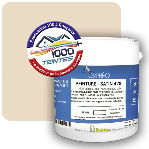 Peinture Anticorrosion Natura Orphéo® Les Bruns (Mille Teintes E5-31) Intérieur/Extérieur SATIN