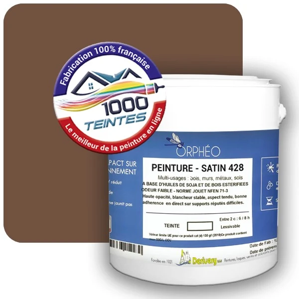 Peinture Anticorrosion Natura Orphéo® Les Rouges (Mille Teintes E3-60) Intérieur/Extérieur SATIN