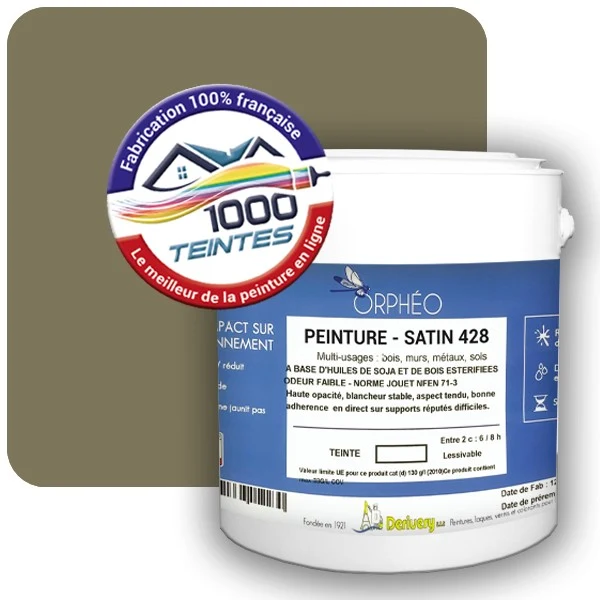 Peinture Anticorrosion Natura Orphéo® Vert Jonc (RAL Classic 6013) Intérieur/Extérieur SATIN