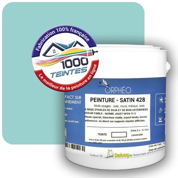 Peinture Anticorrosion Natura Orphéo® Les Bleus (Mille Teintes E13-7) Intérieur/Extérieur SATIN