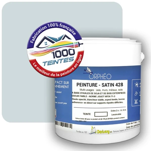 Peinture Anticorrosion Natura Orphéo® Les Bleus (Mille Teintes E13-57) Intérieur/Extérieur SATIN