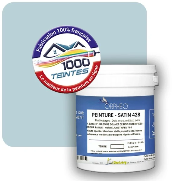 Peinture Anticorrosion Natura Orphéo® Les Bleus (Mille Teintes E13-52) Intérieur/Extérieur SATIN