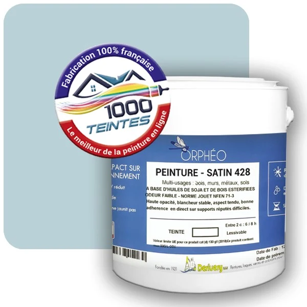 Peinture Anticorrosion Natura Orphéo® Les Bleus (Mille Teintes E13-52) Intérieur/Extérieur SATIN