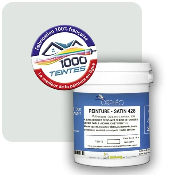 Peinture Anticorrosion Natura Orphéo® Les Bleus (Mille Teintes E13-36) Intérieur/Extérieur SATIN