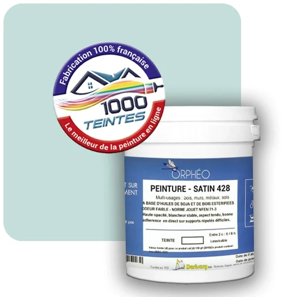 Peinture Anticorrosion Natura Orphéo® Les Bleus (Mille Teintes E13-31) Intérieur/Extérieur SATIN